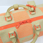 Louis Vuitton Keepall Bandouliere 50 Boston Bag Collection Damier Giant Raffia — view 7