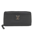 Louis Vuitton Zippy Lockme Wallet Calf Leather Noir
