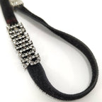 Dior Rhinestone Velvet Choker Necklace — view 5