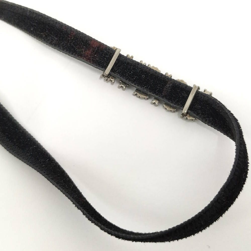 Dior Rhinestone Velvet Choker Necklace — view 4