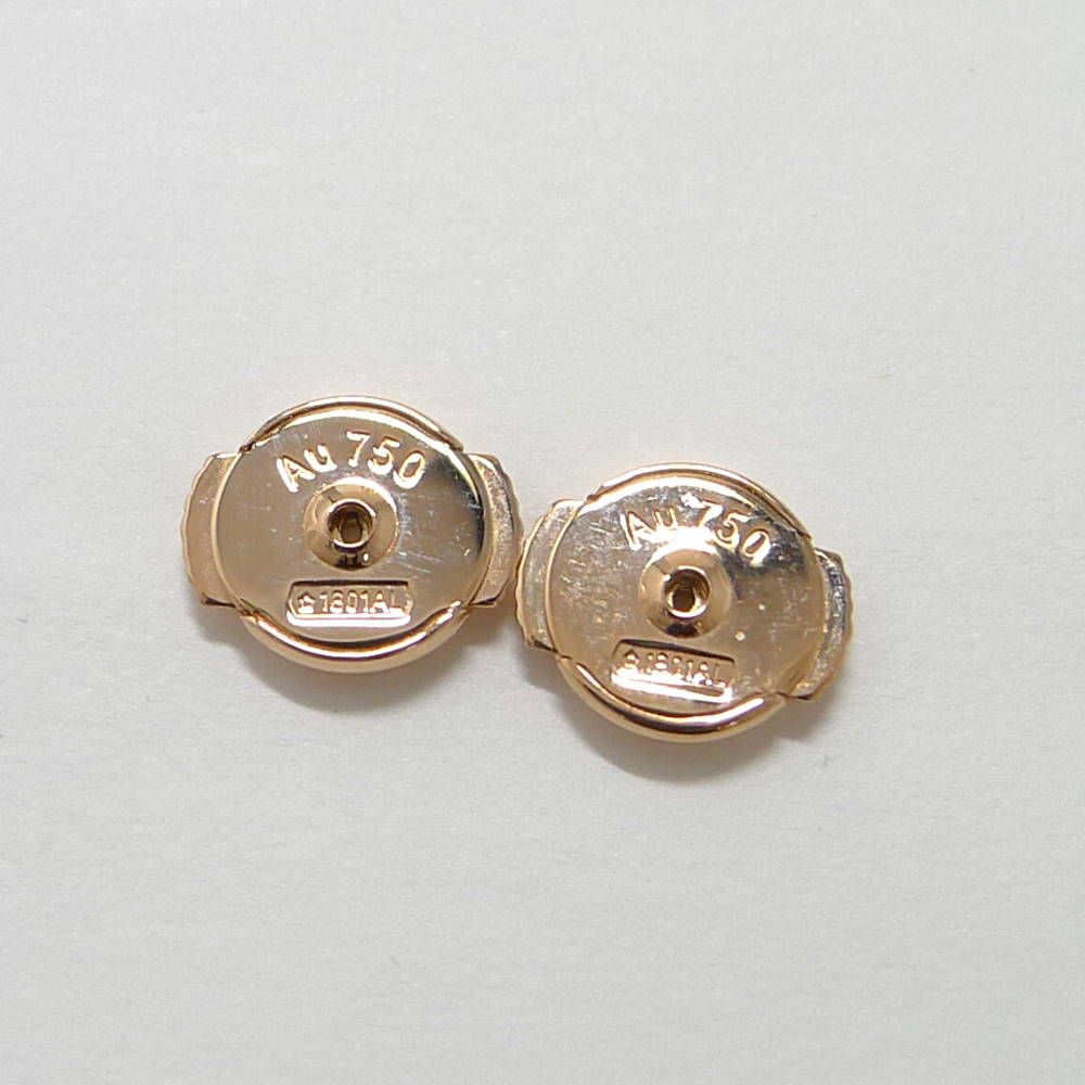 Louis Vuitton Earrings Hoop Ombre Blossom 18k Pink Gold Diamond — view 4