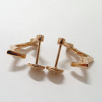 Louis Vuitton Earrings Hoop Ombre Blossom 18k Pink Gold Diamond — view 6