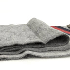 Gucci Scarf GG Pattern Wool Alpaca Gray — view 7