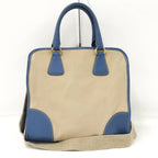 Prada Handbag Canvas Blue — view 2