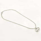 Gucci Interlocking Necklace Silver — view 2