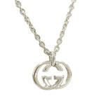 Gucci Interlocking Necklace Silver