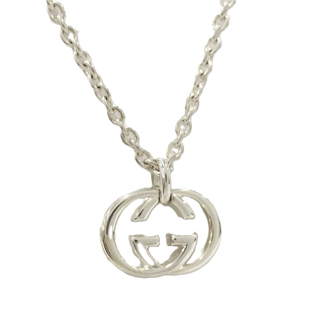Gucci Interlocking Necklace Silver