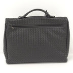 Bottega Veneta Business Bag Intrecciato Leather Black — view 2