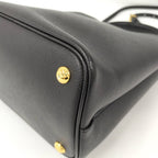 Prada Pannier 2-Way Bag Saffiano Leather Black — view 3