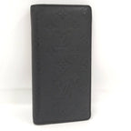 Louis Vuitton Bifold Wallet Portefeuille Brazza Monogram Shadow Noir