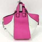 Loewe Hammock Shoulder Bag Leather Pink White — view 2