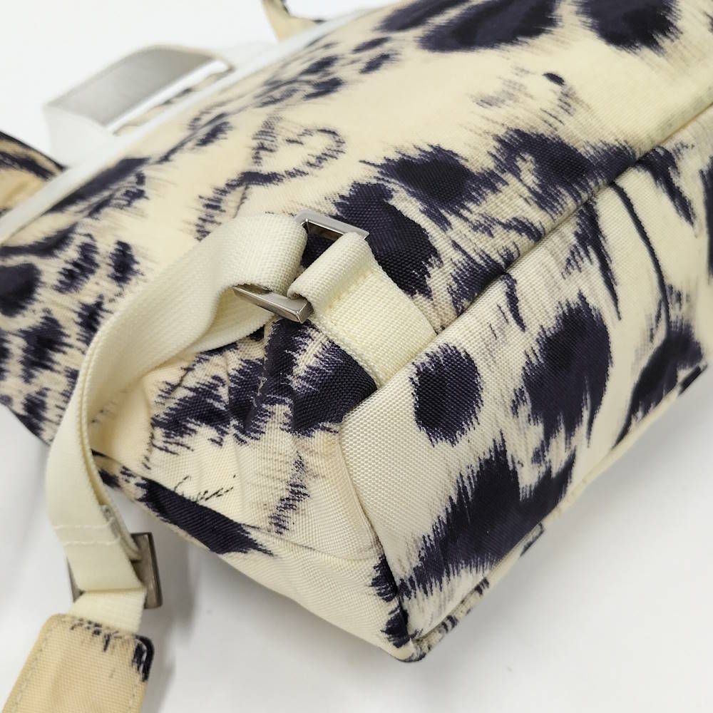 Gucci Backpack Nylon Ivory Navy 003 — view 3