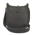 Hermes Evelyne TPM Amazon 16 Shoulder Bag Taurillon Clemence Black