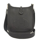 Hermes Evelyne TPM Amazon 16 Shoulder Bag Taurillon Clemence Black