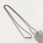 Gucci Dog Tag Necklace Silver — view 5