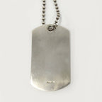 Gucci Dog Tag Necklace Silver — view 2