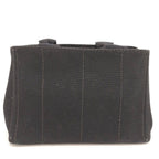 Prada Canapa Tote Handbag Canvas Black — view 2