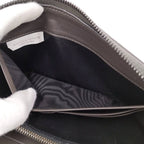 Bottega Veneta Zip Around Wallet Intrecciato Leather Dark Brown — view 9