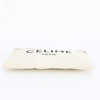 Celine Leather Canvas Clutch Pouch Business Rem — view 4