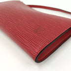Louis Vuitton Pochette Epi Castilian Red Handbag — view 3
