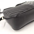 Saint Laurent Paris Shoulder Bag Leather Black — view 3