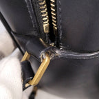 Saint Laurent Paris Shoulder Bag Leather Black — view 8
