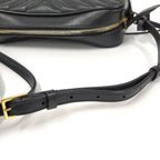 Saint Laurent Paris Shoulder Bag Leather Black — view 6