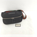 Gucci Belt Bag Sherry Line Nylon Canvas Black — view 9