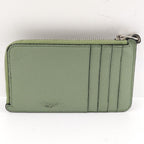 Loewe Fragment Case Anagram Leather Green Brown Wallet — view 2