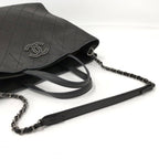 Chanel 2-Way Bag Caviar Leather Black — view 4
