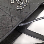 Chanel 2-Way Bag Caviar Leather Black — view 7