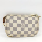 Louis Vuitton Mini Pochette Pouch Damier Azur — view 2