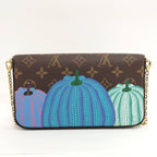 Louis Vuitton Chain Shoulder Bag LV Yk Yayoi Kusama Pochette Felicie Monogram — view 2