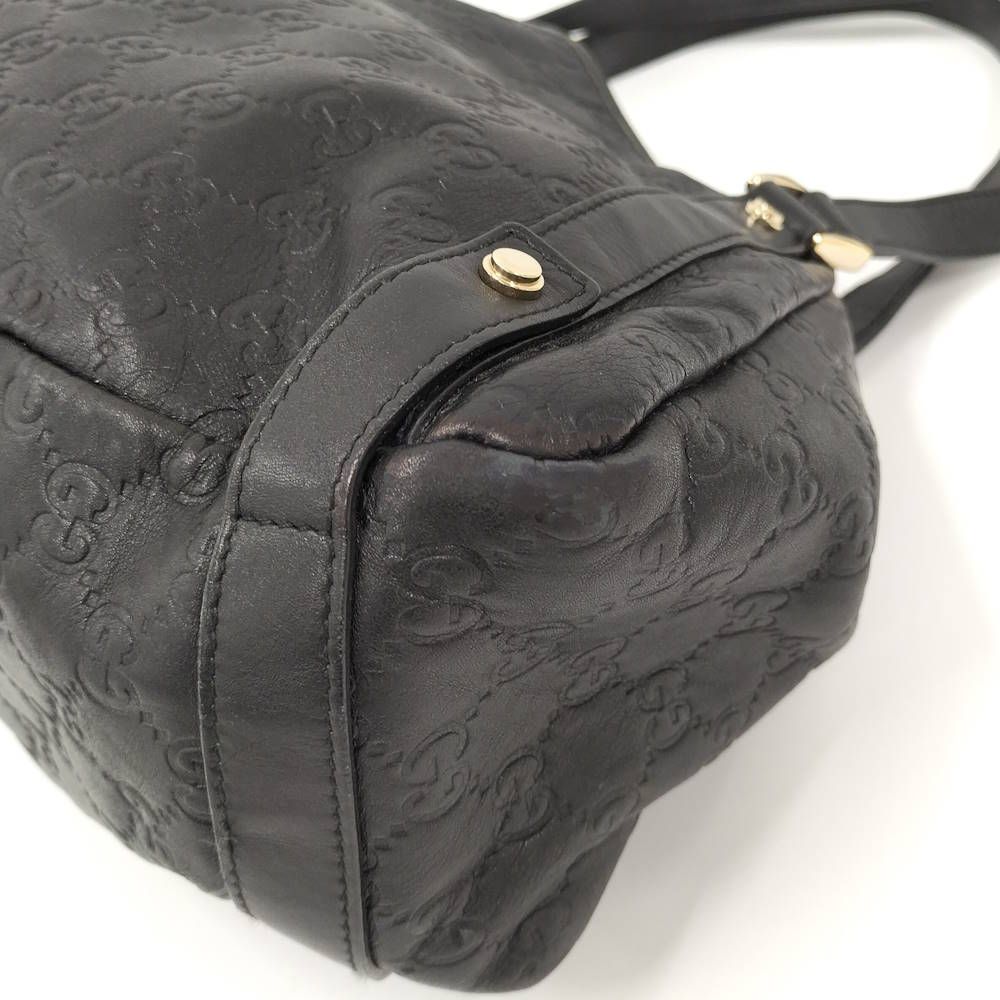 Gucci Abbey Handbag Guccissima Leather Black — view 3