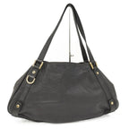 Gucci Abbey Handbag Guccissima Leather Black