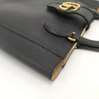Gucci GG Dahlia SM Tote Leather Black Marmont — view 6