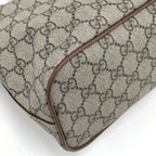 Gucci 2-Way Tote Shoulder Bag GG Supreme Leather Beige — view 3