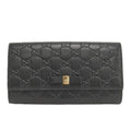 Gucci Wallet Guccissima Leather Black