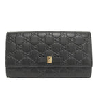 Gucci Wallet Guccissima Leather Black