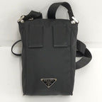 Prada Phone Shoulder Bag Nylon Black — view 2