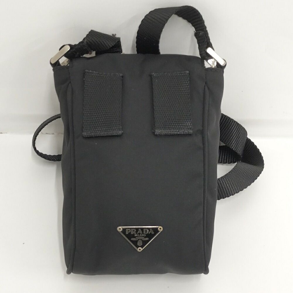Prada Phone Shoulder Bag Nylon Black — view 2