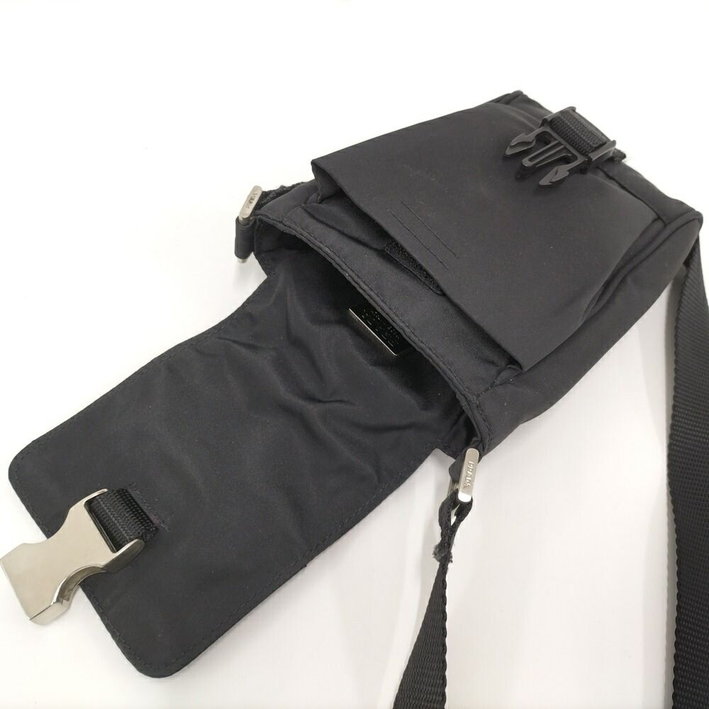 Prada Phone Shoulder Bag Nylon Black — view 8