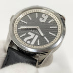Bvlgari Watch Solo Tempo SS Leather External Quartz Silver Dial — view 7