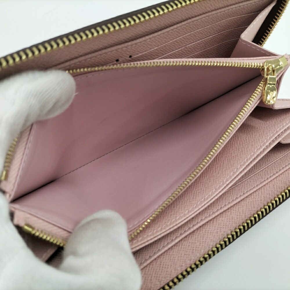 Louis Vuitton Zippy Wallet Zip Around Monogram Rose Ballerine — view 9