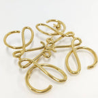 Loewe Brooch Anagram Gold Plated — view 7