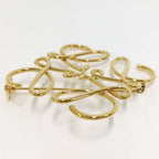 Loewe Brooch Anagram Gold Plated — view 3