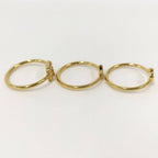 Celine Ring Star Heart Arc de Triomphe Plated