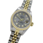 Rolex Datejust Number Watch Diamond Automatic Winding at Stainless Steel Gold