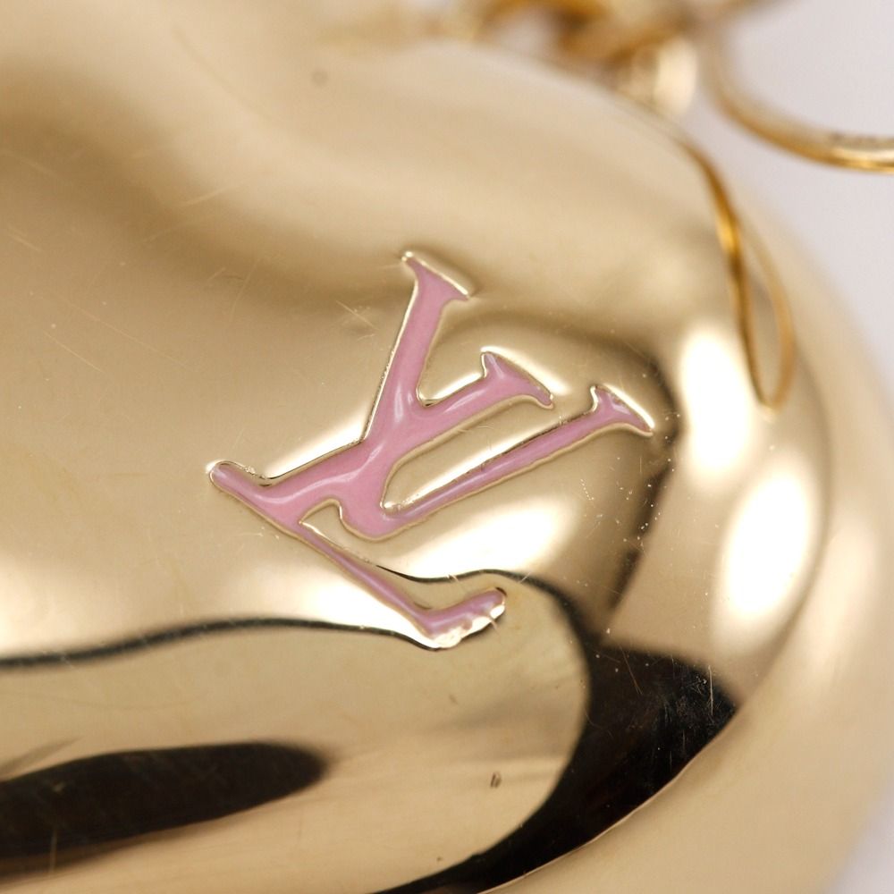 Louis Vuitton Boucle D'reil Frais Strawberry Resin Rhinestone Pink Earrings — view 6