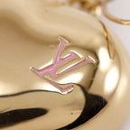 Louis Vuitton Boucle D'reil Frais Strawberry Resin Rhinestone Pink Earrings — view 6